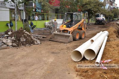 Nuevo corte por las obras de remodelaci�n en la calle Mitre