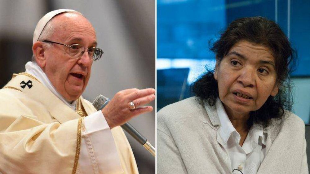 Margarita Barrientos fue invitada al Vaticano por Francisco, pero no asistir