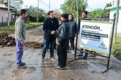 Sujarchuk supervis� obras en los barrios Lambar� y Do�a Justa