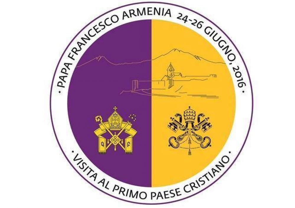 Lema y logo del Viaje del Papa Francisco a Armenia