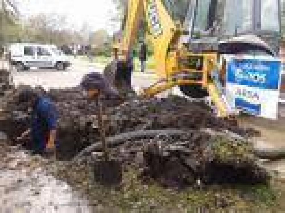 ABSA repar� un ca�o maestro en City Bell