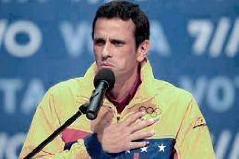 Venezuela: Capriles desafi a Maduro a dejar de 