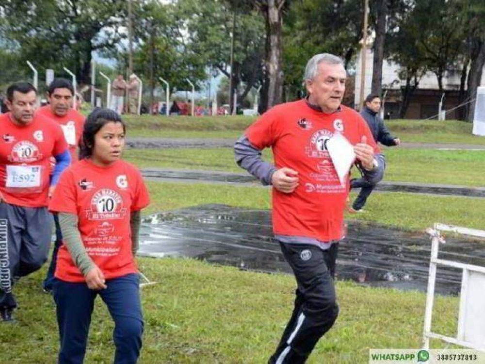 Gerardo Morales particip en la maratn del diario El Tribuno de Jujuy