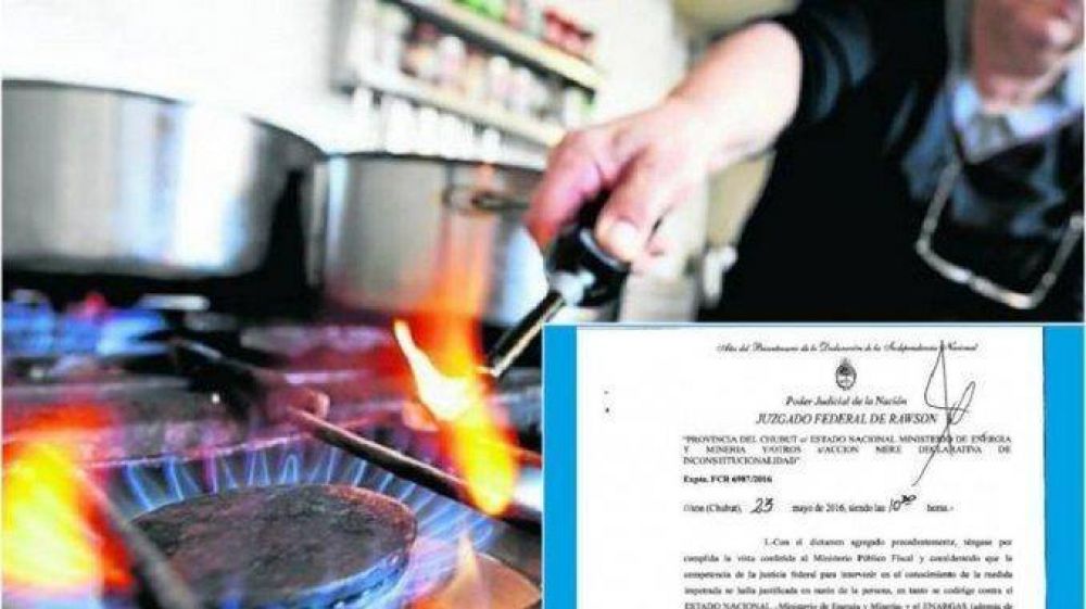 La Justicia Federal fren� el tarifazo del gas en Chubut