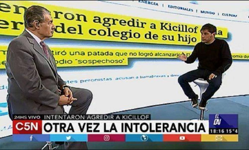 Otra vez la intolerancia: Kicillof cont� c�mo fue la agresi�n que sufri� en el colegio de su hijo