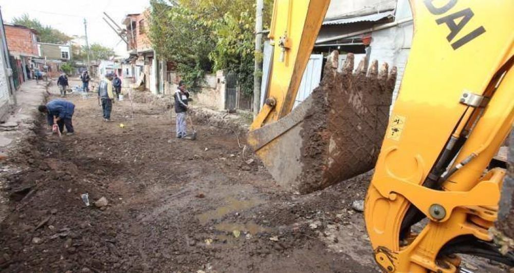 Nuevas obras de pavimentaci�n en La Carcova
