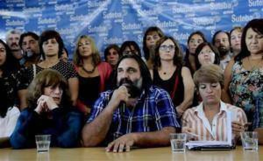 Los docentes del Suteba paran hoy en la provincia de Buenos Aires