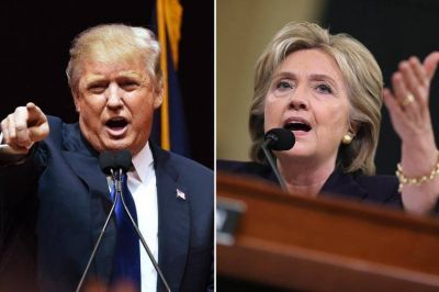 Sondeos oscilan un empate t�cnico y una leve ventaja de Clinton sobre Trump