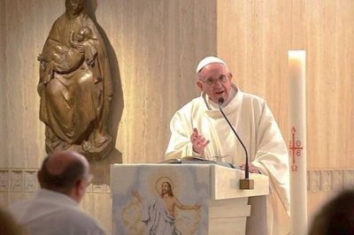 El Papa en Sta. Marta: El camino a la santidad necesita valent�a, esperanza, gracia y conversi�n