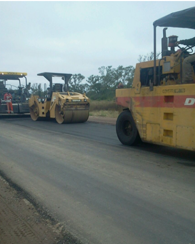 Entro en la etapa final la pavimentaci�n de la Ruta provincial N� 13 Sumampa � Pinto III� Secci�n