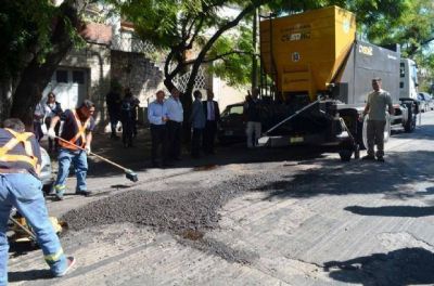Colocar�n 80 toneladas de pavimento para arreglar baches
