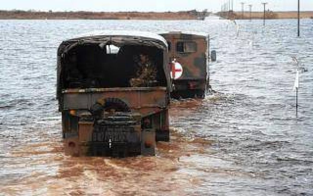 Situacin crtica en Pun y Adolfo Alsina por las inundaciones