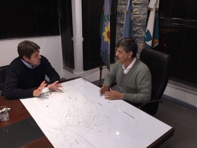 Castello se reuni� con el presidente del Consorcio Portuario