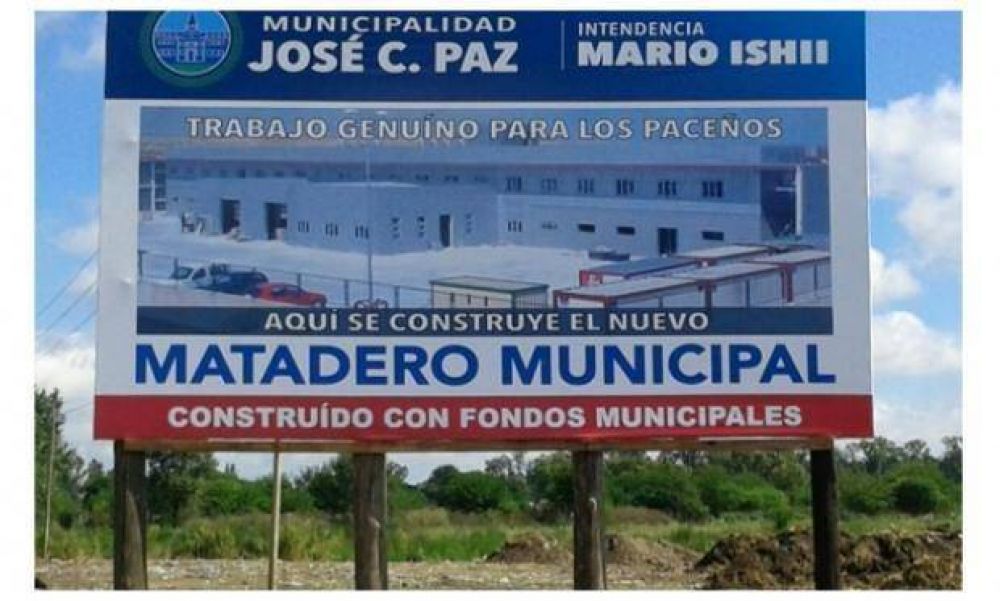 Desde Jos� C. Paz confirmaron que van a construir el matadero en el l�mite con Pilar