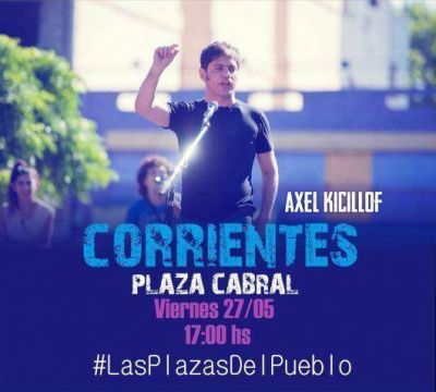 Llega Axel Kicillof a Corrientes