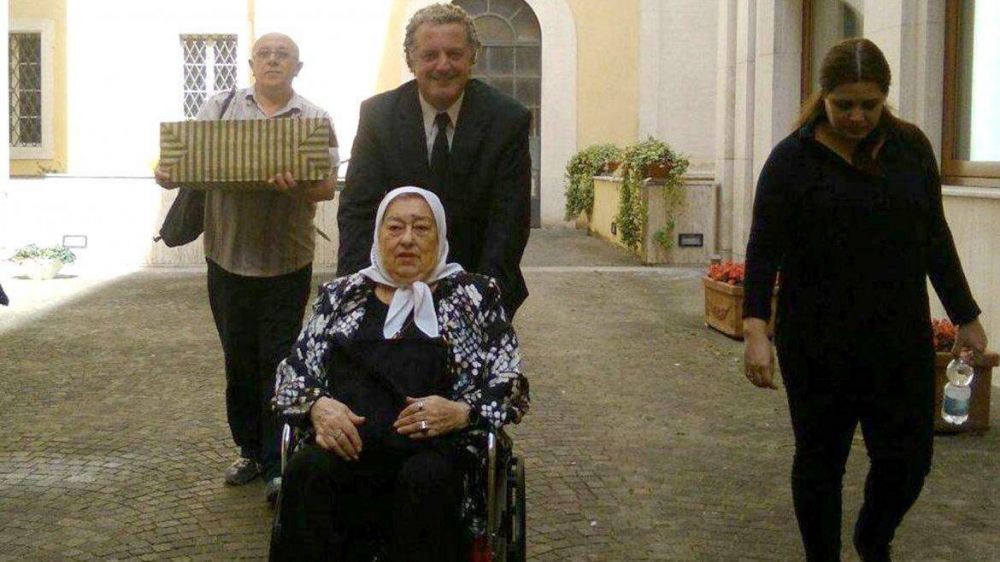 Hebe de Bonafini est reunida con el papa Francisco en Santa Marta