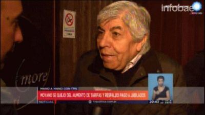 Hugo Moyano advirti� al Gobierno: 