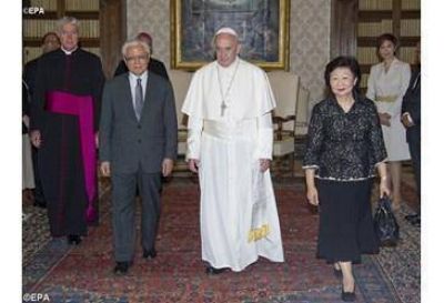 Cordial audiencia del Papa al Presidente de Singapur: derechos humanos y di�logo
