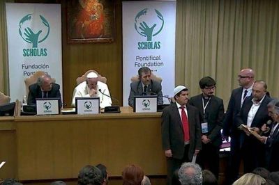 El Papa a Scholas: La amistad es lo contrario de la cultura del descarte