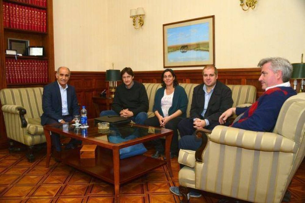 Wuiovich se reuni con el Vicegobernador de la Provincia de Buenos Aires Daniel Salvador