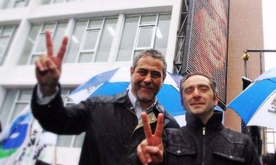 Ferraresi inaugur� un edificio municipal que lleva la cara de CFK