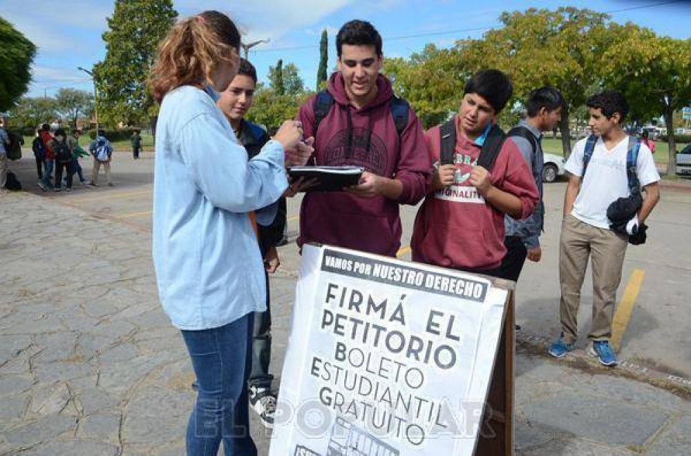 Boleto: estudiantes se movilizan contra el veto del Intendente