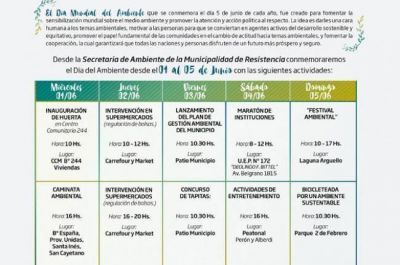 El Municipio pone en marcha actividades por la Semana del Ambiente