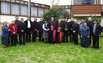 La agradable visita del Cardenal Filoni al CELAM