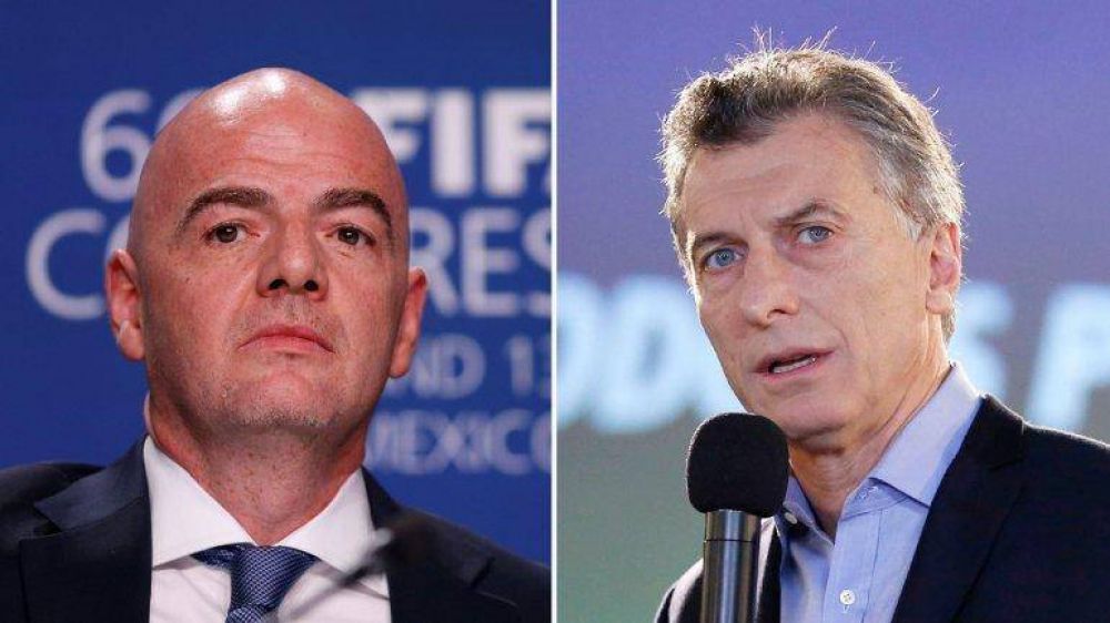 Cmo fue el dilogo entre Mauricio Macri y el presidente de la FIFA, Gianni Infantino