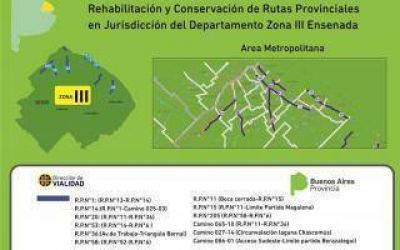 Provincia: Vialidad licit� obras para m�s de 30 rutas del interior