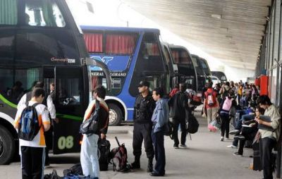 Paro de transporte de larga distancia para el fin de semana