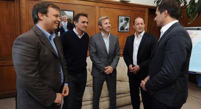 Insaurralde y Cascallares se reunieron con Frigerio por el tarifazo a clubes
