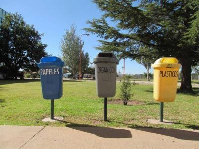 Canje ecol�gico en el Parque 9 de Julio
