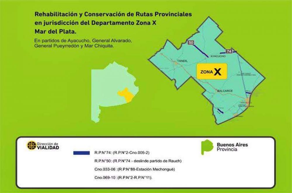 Se licitaron nuevas obras para mejorar rutas provinciales que atraviesan ms de 25 municipios