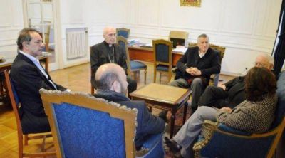 Insfran fue uno de los dirigentes del PJ que se reuni� con monse�or Jos� Arancedo