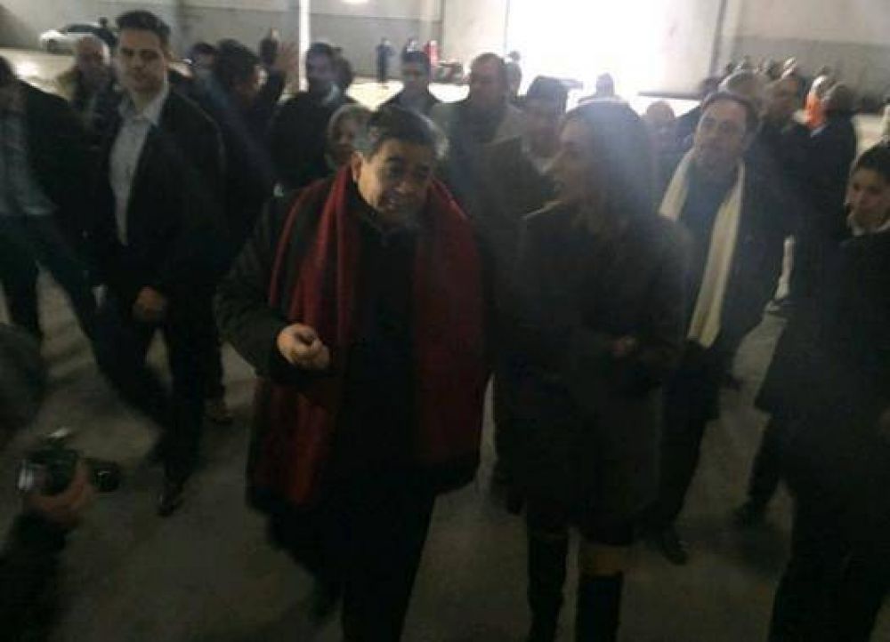 Vidal de recorrida con un peronista cr�tico de los K