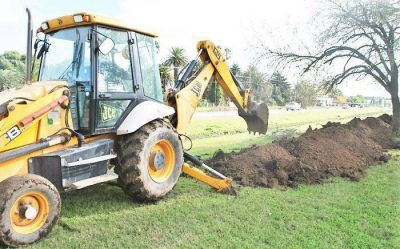 Comenz� la obra de la �macro malla�, seis mil metros lineales de ca�er�as para empalmar con la red de agua existente