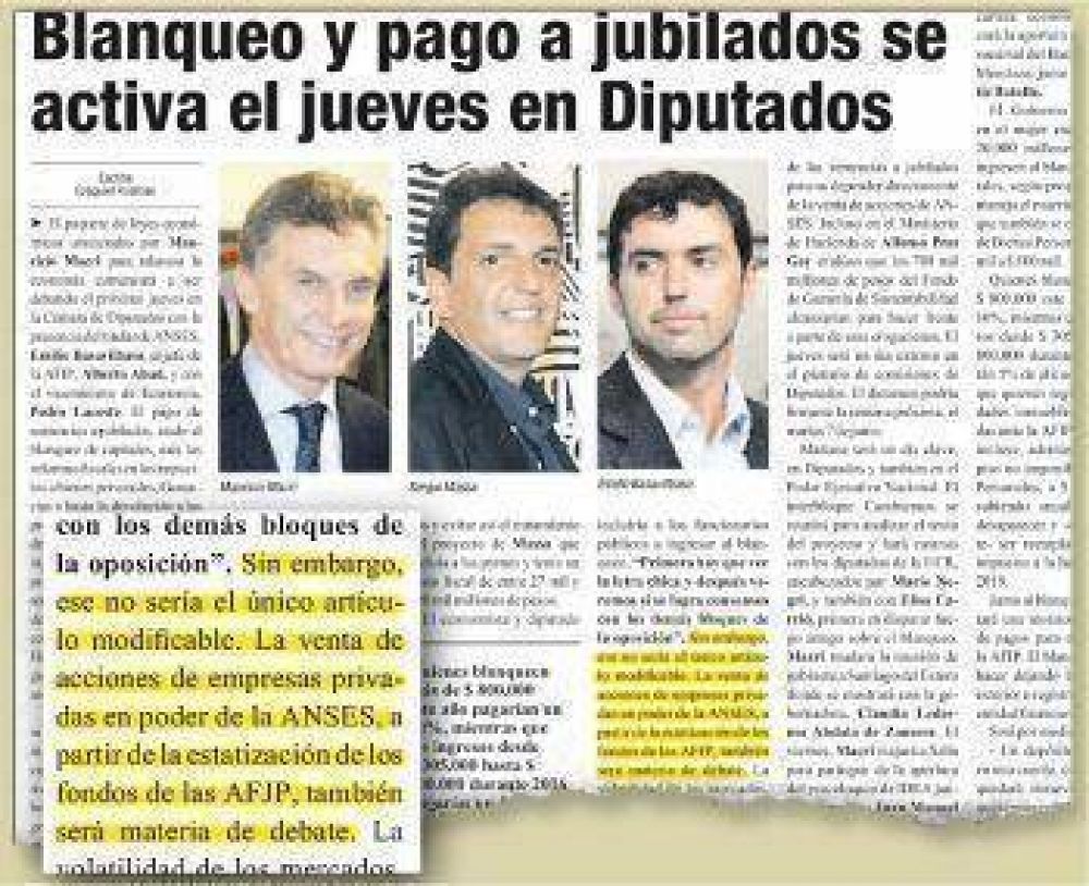 Blanqueo: veto peronista a venta de acciones de ANSES