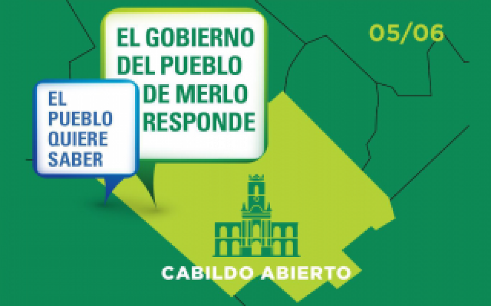 Merlo: Funcionarios organizan Cabildo Abierto para atender sin intermediarios a todos los vecinos