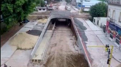 El viaducto de calle Naci�n est� terminado