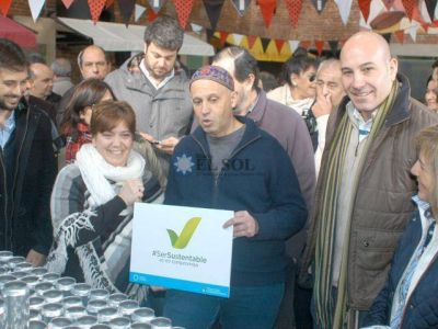 Molina y Bergman en la Eco Kermesse