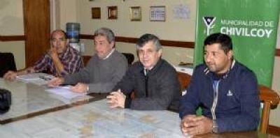 El intendente y gremialistas gestionaron por la deuda millonaria ante el presidente del IPS