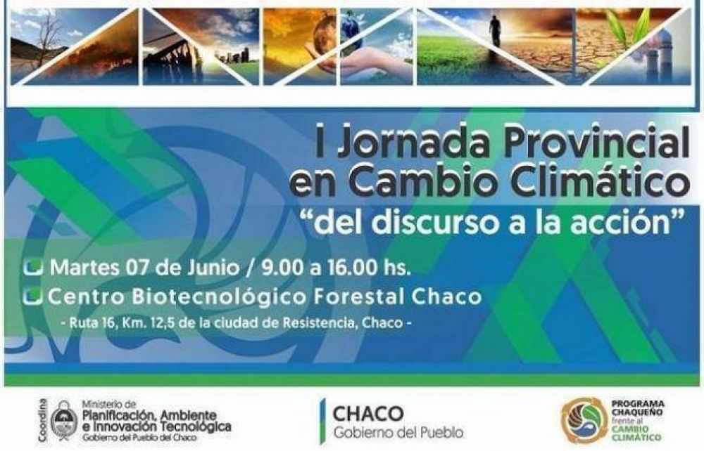 Peppo abrir la Jornada Provincial en Cambio Climtico