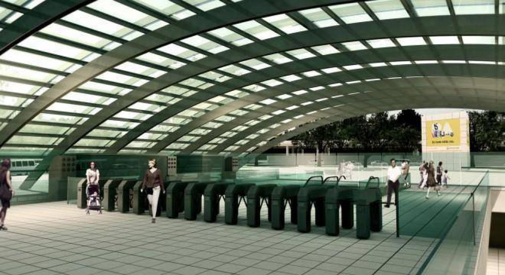 Larreta present� el nuevo centro de trasbordo de Palermo