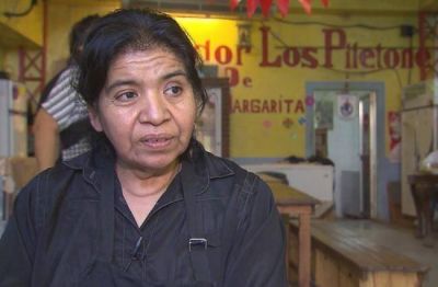 Margarita Barrientos dice que su comedor no da abasto