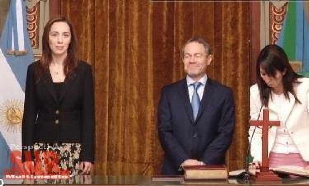 La gobernadora Vidal tom� juramento al ministro de Justicia Gustavo Ferrari