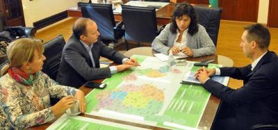 Ortiz se reuni� con Insaurralde y Gray por la implementaci�n del SAME