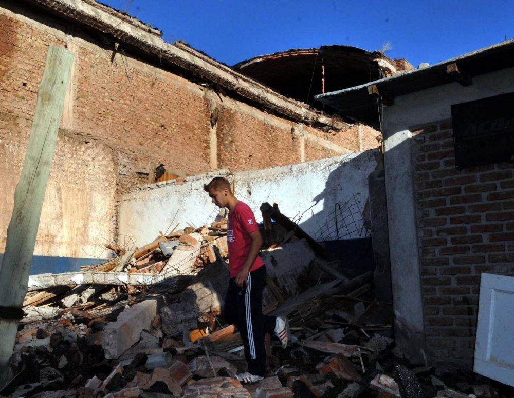 Gran Mendoza: m�s de 500 construcciones en riesgo por las lluvias