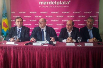 Arroyo anunci� la continuidad de una obra que se qued� sin operarios