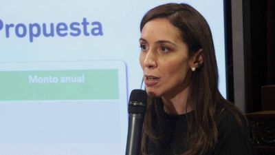 Mar�a Eugenia Vidal y el aumento de tarifas: 